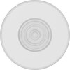 Ekena Millwork Standard Grayson Bullseye Rosette With Rounded Edge, 7"W x 7"H x 1/2"P ROSP070X070X050GRY04